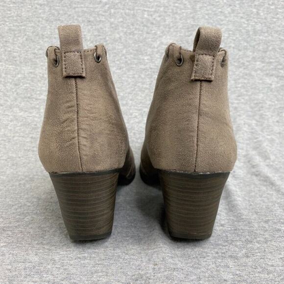 Coconuts by Matisse Booties Womens 8.5M Bamba Taupe Suede Ankle Boots Shoes - Picture 7 of 10